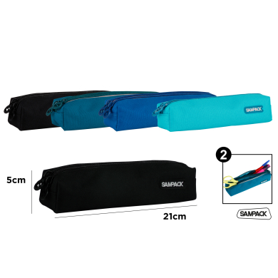 LAPIZERA  DOBLE CREMALLERA - C23