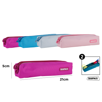 LAPIZERA DOBLE CREMALLERA - A23