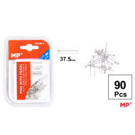 ALFILERES CON CABEZA PERLA 3.75CM 90UD - H28